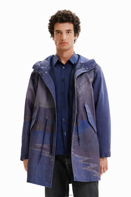 blusas Desigual bogota - ropa 4802L1670 hombres Desigual parka acolchada desmontable