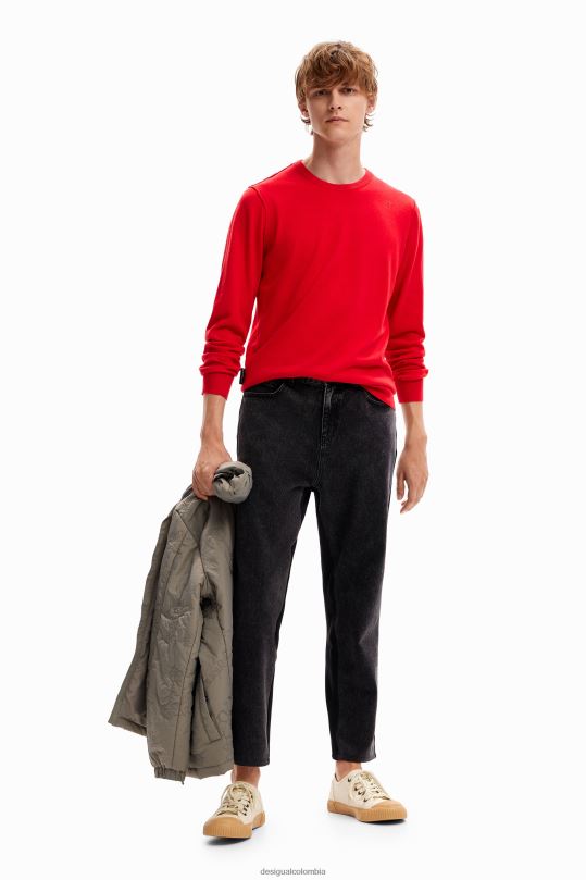 Desigual Colombia pagina oficial - ropa 4802L1633 hombres Desigual jersey con costuras lisas