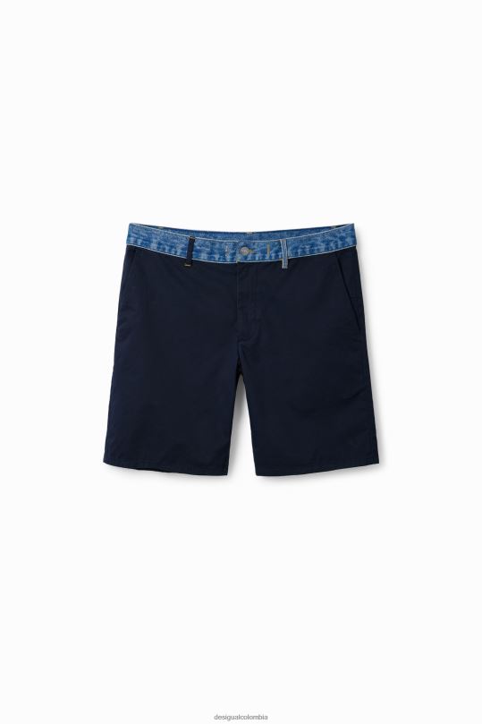 ropa 4802L1548 hombres Desigual pantalones cortos híbridos - Desigual shop