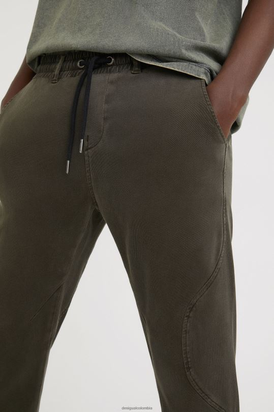 ropa 4802L1607 hombres Desigual corredores de chocolate - Desigual sales online