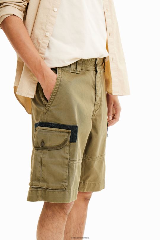 Desigual zapatos Colombia - ropa 4802L1639 hombres Desigual pantalones cortos de carga