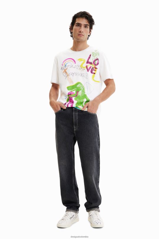 Desigual Colombia - ropa 4802L1669 hombres Desigual vaqueros rectos