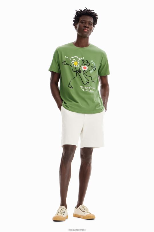 ropa 4802L1688 hombres Desigual pantalones cortos híbridos - Desigual shop