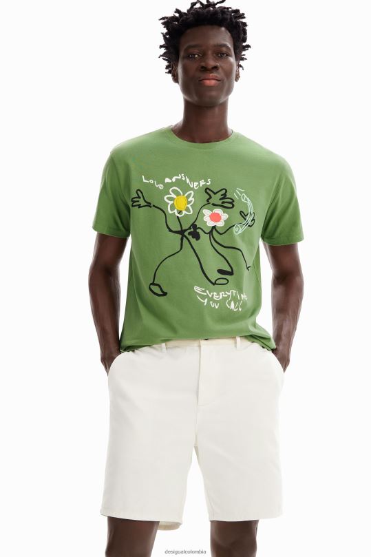 ropa 4802L1688 hombres Desigual pantalones cortos híbridos - Desigual shop