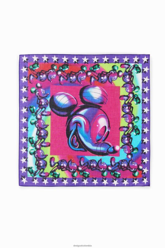 Desigual Colombia bolsos - accesorio 4802L1408 mujer Desigual bufanda cuadrada de mickey mouse