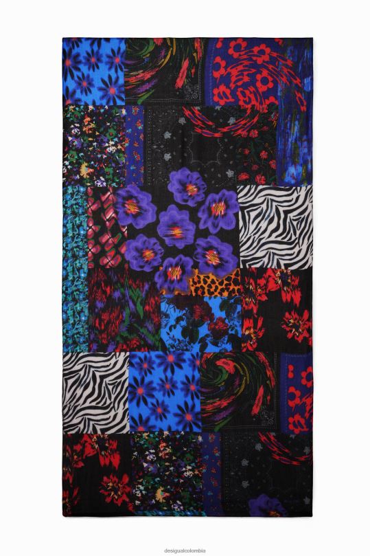 accesorio 4802L1413 mujer Desigual fular con parche rectangular - Desigual sales online