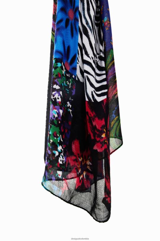 accesorio 4802L1413 mujer Desigual fular con parche rectangular - Desigual sales online