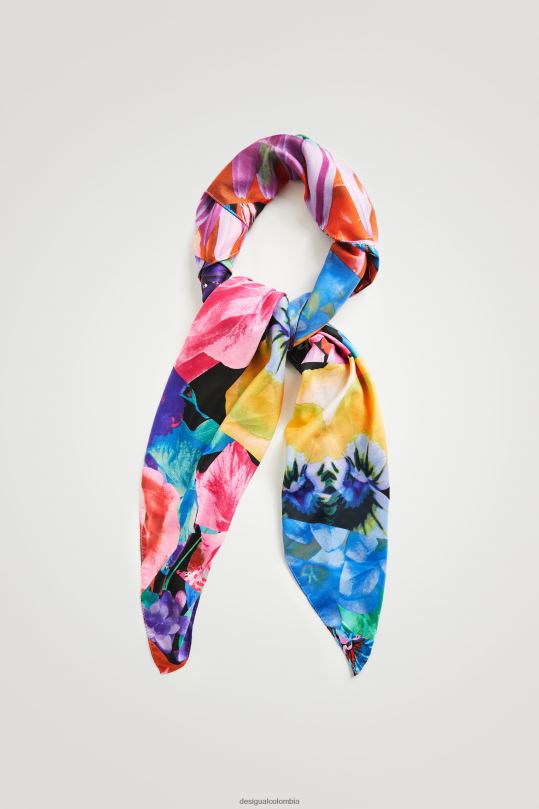 accesorio 4802L1415 mujer Desigual fular con patchwork digital - Desigual Colombia Medellín
