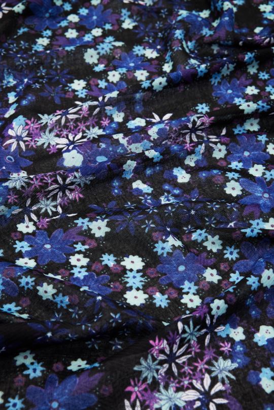 Desigual Colombia pagina oficial - accesorio 4802L1419 mujer Desigual fular rectangular con motivos florales