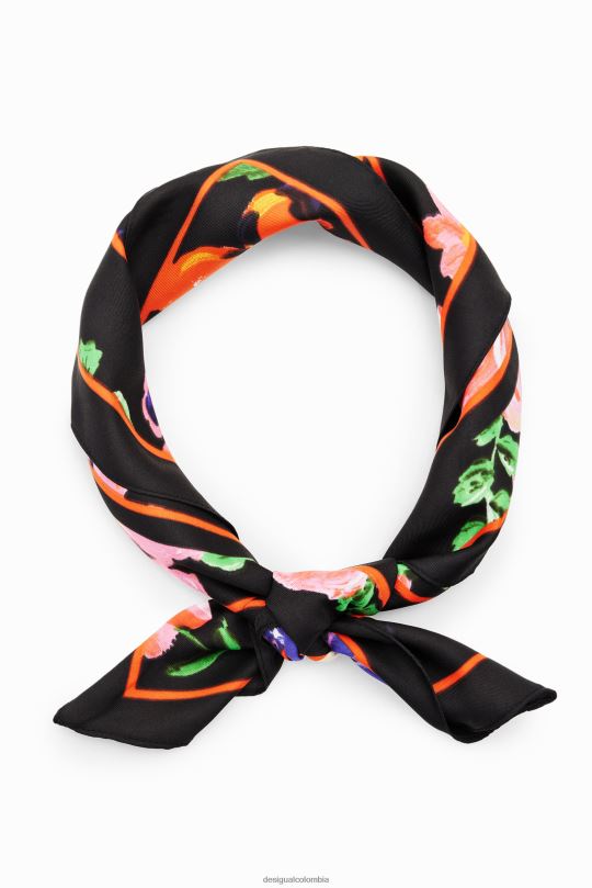 Desigual Colombia - accesorio 4802L1420 mujer Desigual bufanda cuadrada con flores