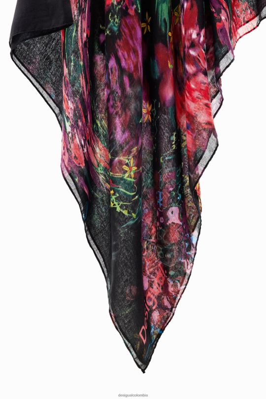 Desigual Colombia bolsos - accesorio 4802L1427 mujer Desigual fular rectangular con motivos florales
