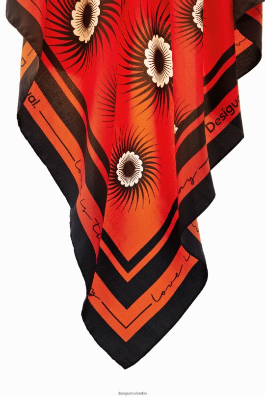 Desigual Colombia pagina oficial - accesorio 4802L1443 mujer Desigual bufanda cuadrada geométrica