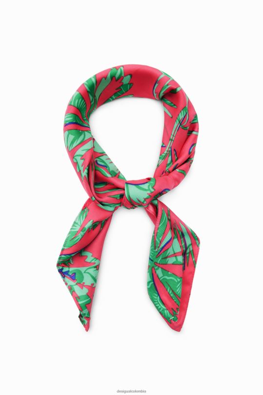 accesorio 4802L417 mujer Desigual pañuelo cuadrado tropical - Desigual Colombia rebajas