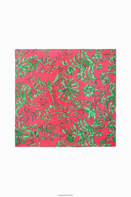 accesorio 4802L417 mujer Desigual pañuelo cuadrado tropical - Desigual Colombia rebajas