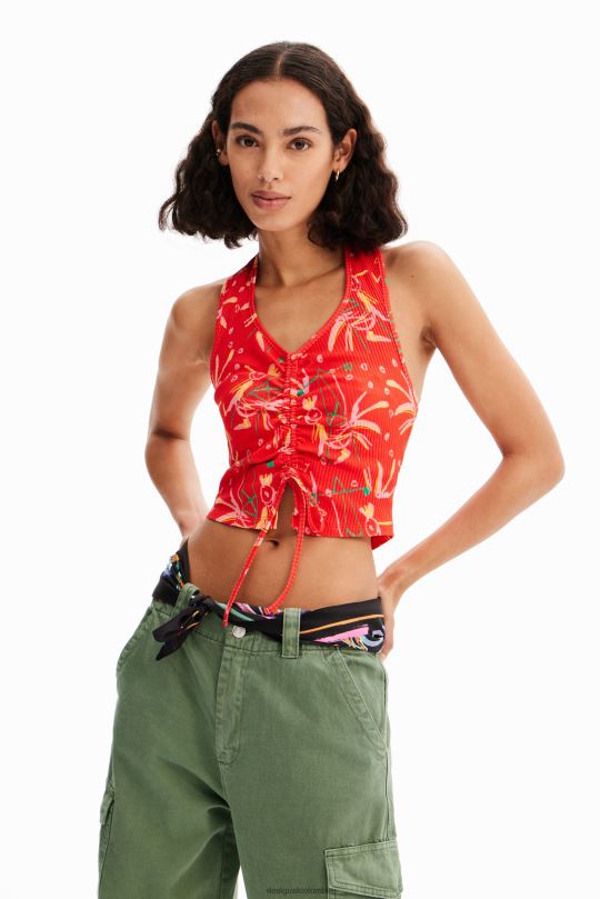 accesorio 4802L658 mujer Desigual ilustración bufanda cuadrada - Desigual Colombia rebajas