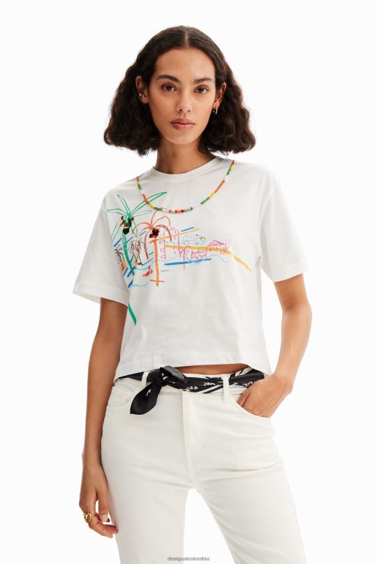 accesorio 4802L802 mujer Desigual bufanda cuadrada de bugs bunny - Desigual sales online
