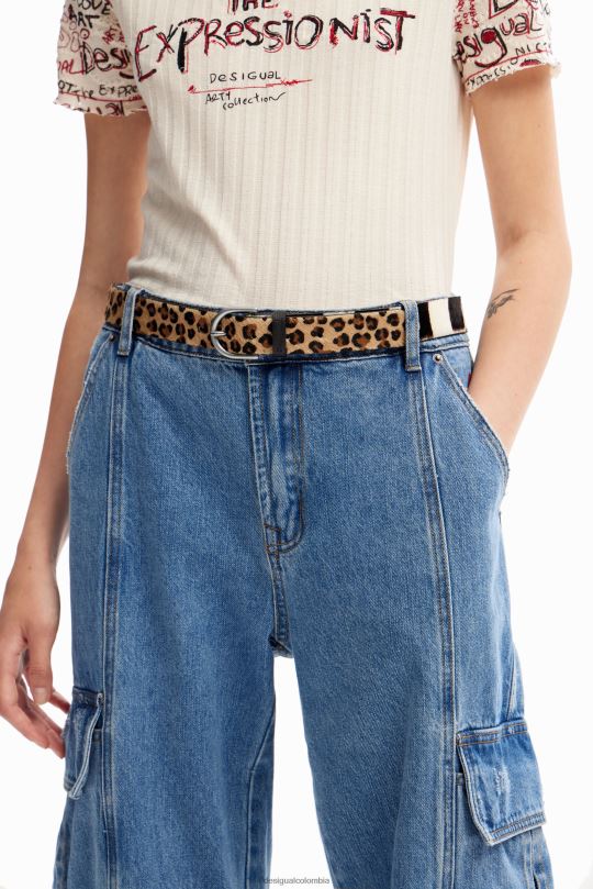 blusas Desigual bogota - accesorio 4802L1455 mujer Desigual cinturón de piel de piel