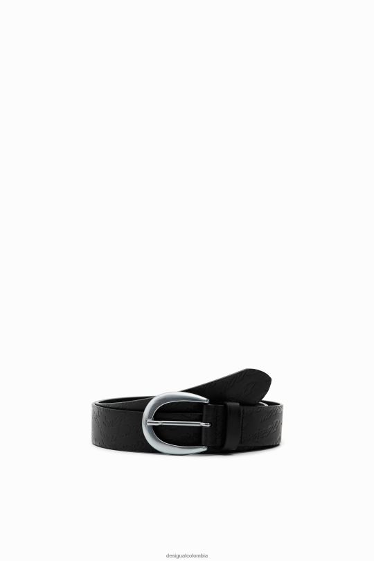 Desigual zapatos Colombia - accesorio 4802L806 mujer Desigual cinturón con hebilla irregular