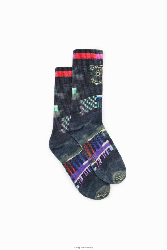 accesorio 4802L205 mujer Desigual calcetines con falla - Desigual sales online