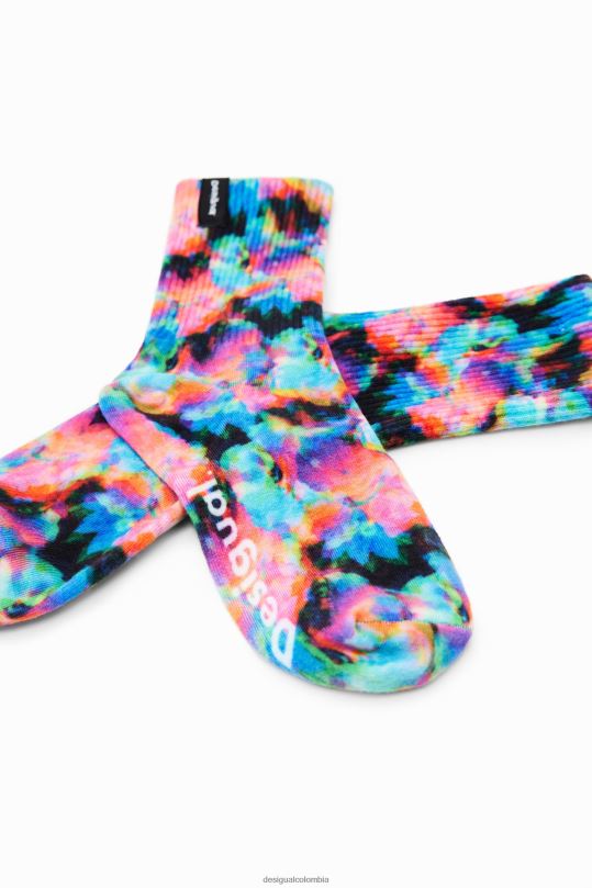 Desigual Colombia pagina oficial - accesorio 4802L724 mujer Desigual calcetines cortos florales