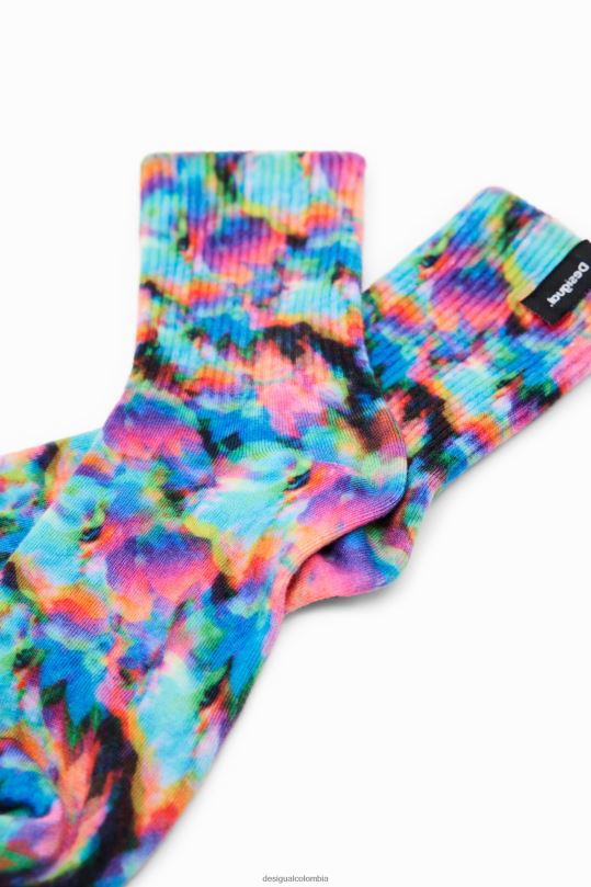 Desigual Colombia pagina oficial - accesorio 4802L724 mujer Desigual calcetines cortos florales