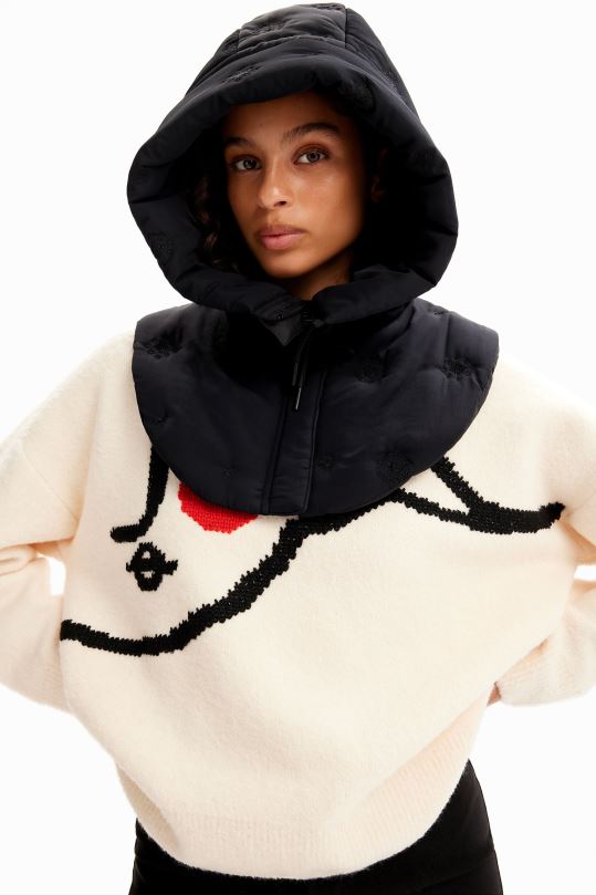 accesorio 4802L1447 mujer Desigual capucha acolchada - Desigual sales online