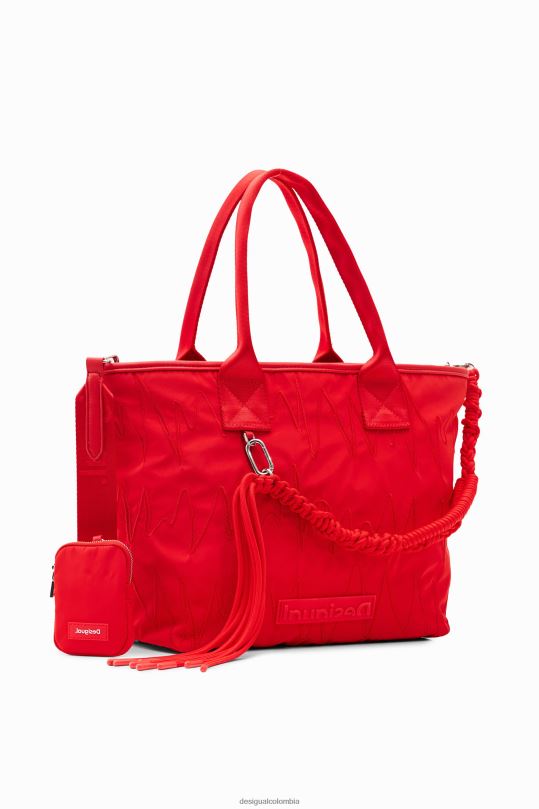 accesorio 4802L1188 mujer Desigual bolso tote grande bordado - Desigual Colombia rebajas