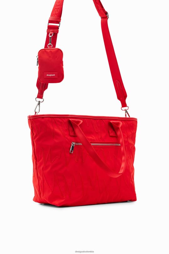 accesorio 4802L1188 mujer Desigual bolso tote grande bordado - Desigual Colombia rebajas