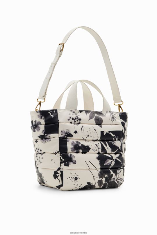 accesorio 4802L1274 mujer Desigual bolso tote mediano con forma de hoja - Desigual sales online