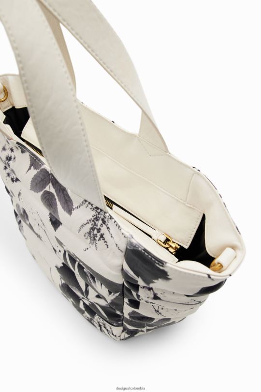 accesorio 4802L1274 mujer Desigual bolso tote mediano con forma de hoja - Desigual sales online