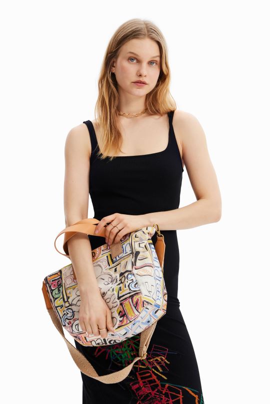 Desigual Colombia bolsos - accesorio 4802L365 mujer Desigual bolso tote mediano de mickey mouse de disney
