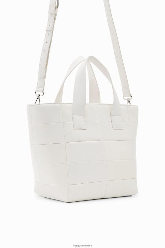 Desigual zapatos Colombia - accesorio 4802L406 mujer Desigual bolso tote mediano con patchwork