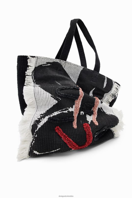 accesorio 4802L695 mujer Desigual bolso de mano grande con flores - Desigual sales online