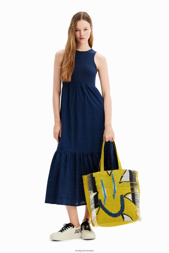 accesorio 4802L704 mujer Desigual bolso tote grande con forma de sol - Desigual Colombia Medellín