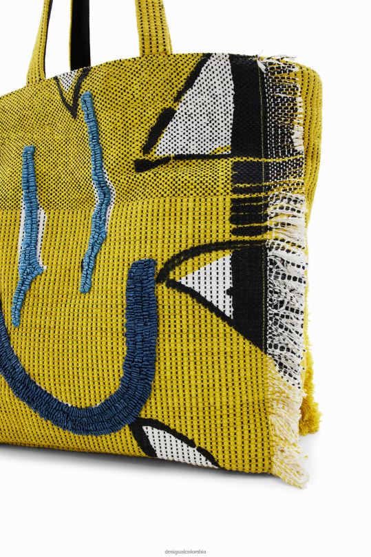 accesorio 4802L704 mujer Desigual bolso tote grande con forma de sol - Desigual Colombia Medellín