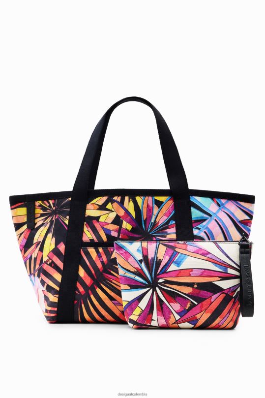 Desigual Colombia pagina oficial - accesorio 4802L765 mujer Desigual bolso de mano tropical grande