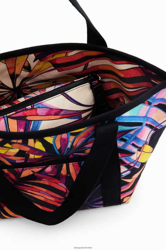 Desigual Colombia pagina oficial - accesorio 4802L765 mujer Desigual bolso de mano tropical grande