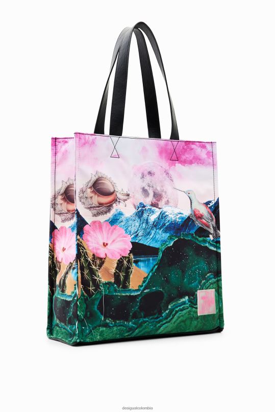 Desigual Colombia bolsos - accesorio 4802L798 mujer Desigual bolso tote grande de fantasía