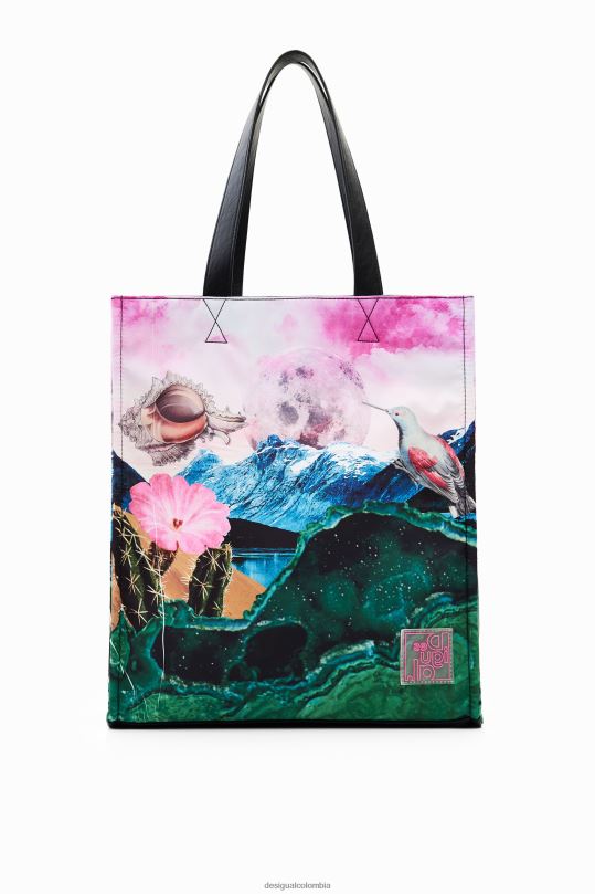 Desigual Colombia bolsos - accesorio 4802L798 mujer Desigual bolso tote grande de fantasía