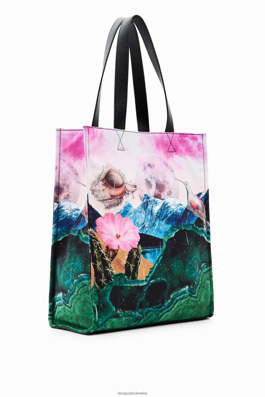 Desigual Colombia bolsos - accesorio 4802L798 mujer Desigual bolso tote grande de fantasía