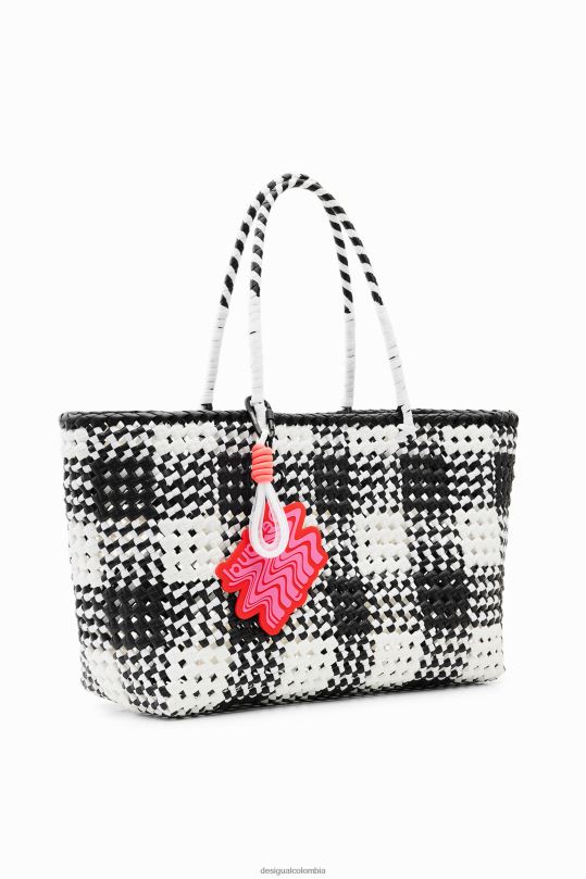 blusas Desigual bogota - accesorio 4802L807 mujer Desigual bolso tote tejido xl
