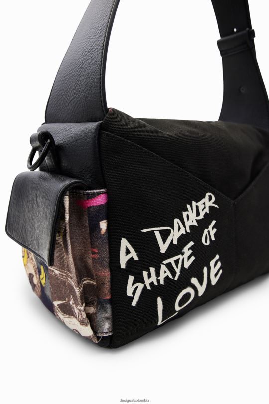 Desigual zapatos Colombia - accesorio 4802L1182 mujer Desigual bolsa grande de lona para periódicos
