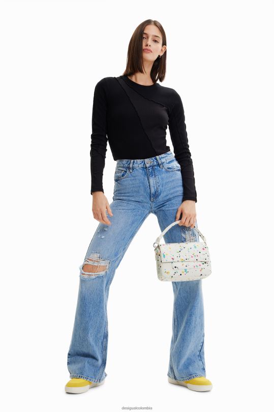 accesorio 4802L1194 mujer Desigual pequeña bolsa de pintura - Desigual sale damen