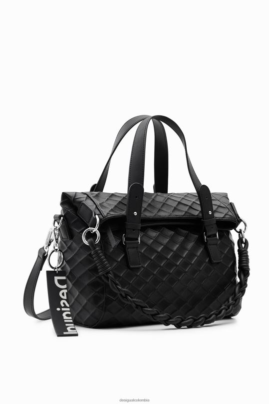 accesorio 4802L1195 mujer Desigual bolso mediano con relieve - Desigual sales online