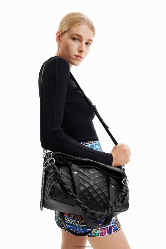 accesorio 4802L1195 mujer Desigual bolso mediano con relieve - Desigual sales online