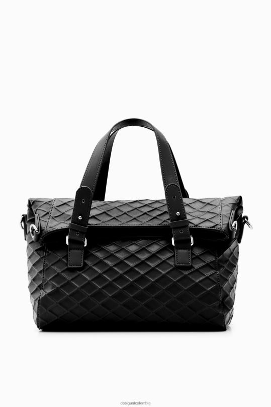 accesorio 4802L1195 mujer Desigual bolso mediano con relieve - Desigual sales online