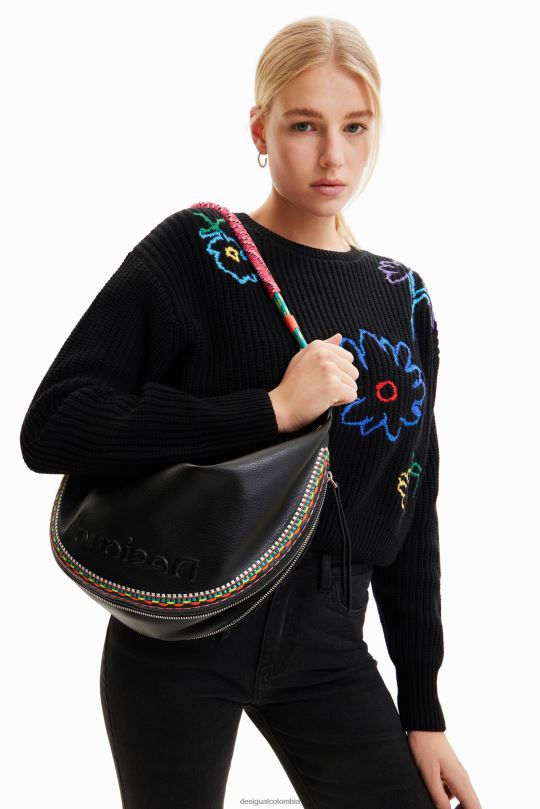 accesorio 4802L1200 mujer Desigual bolso mediano bordado - Desigual Colombia Medellín