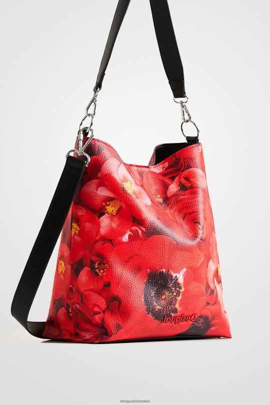 accesorio 4802L1204 mujer Desigual bolso saco amapolas - Desigual shop