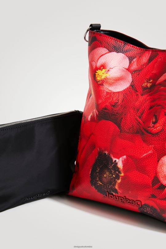 accesorio 4802L1204 mujer Desigual bolso saco amapolas - Desigual shop