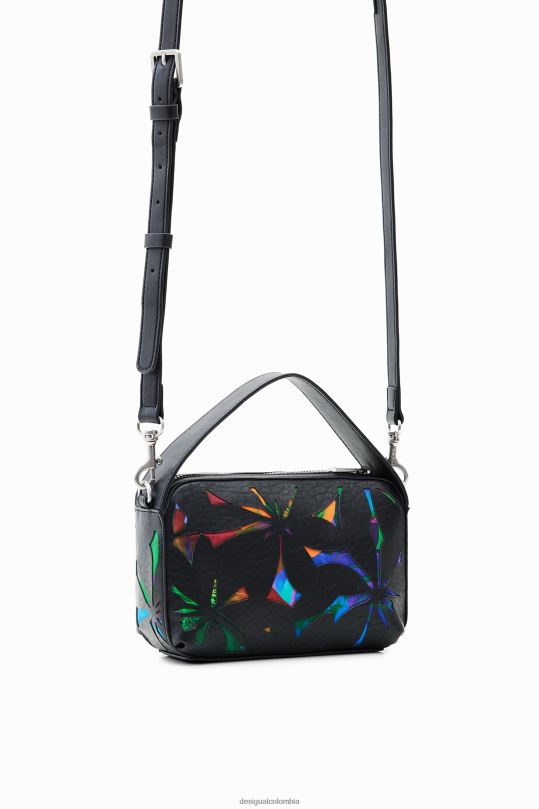 Desigual Colombia pagina oficial - accesorio 4802L1210 mujer Desigual bolso mini con flores troqueladas